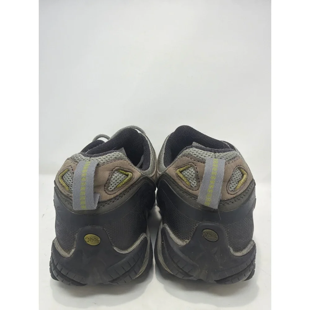 Oboz Mens Brown Hiking Trail Shoes Size 11 Waterproof Outdoor Adventure -DAMAGE-